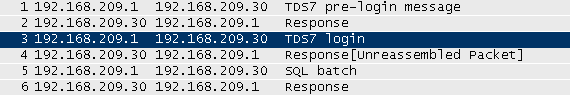 wireshark view - downgrade attack in action